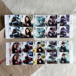Harry Potter Limited edition UK stamps NEW